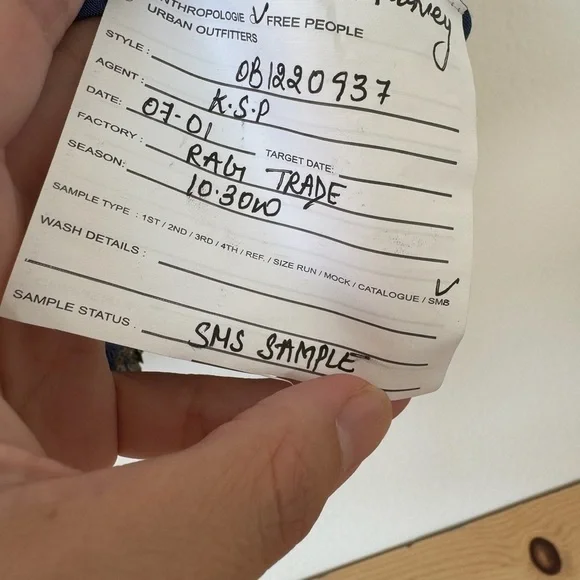 Free People Elisas Off the Shoulder Gold Sequin Blue Top XS SAMPLE - Picture 14 of 15